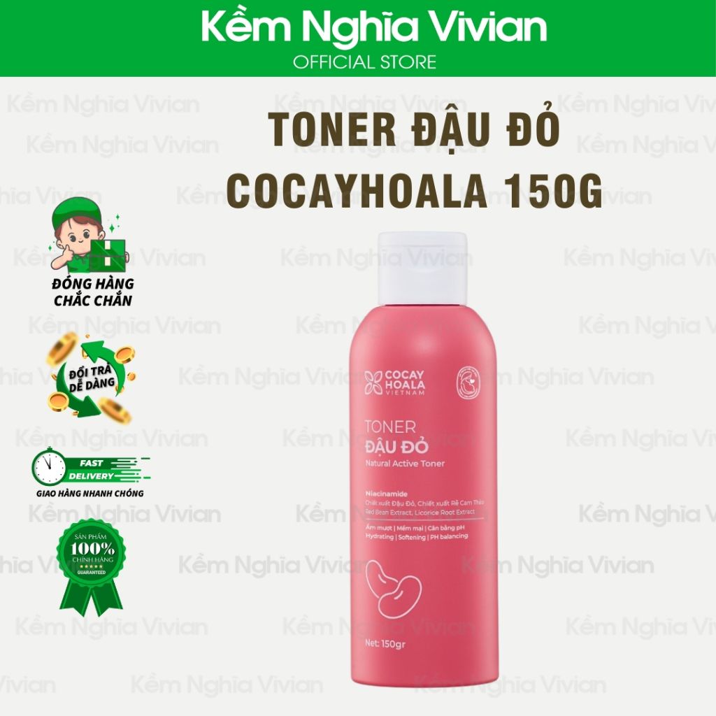  Toner dưỡng da đậu đỏ Cocayhoala 150g (MP9599) 