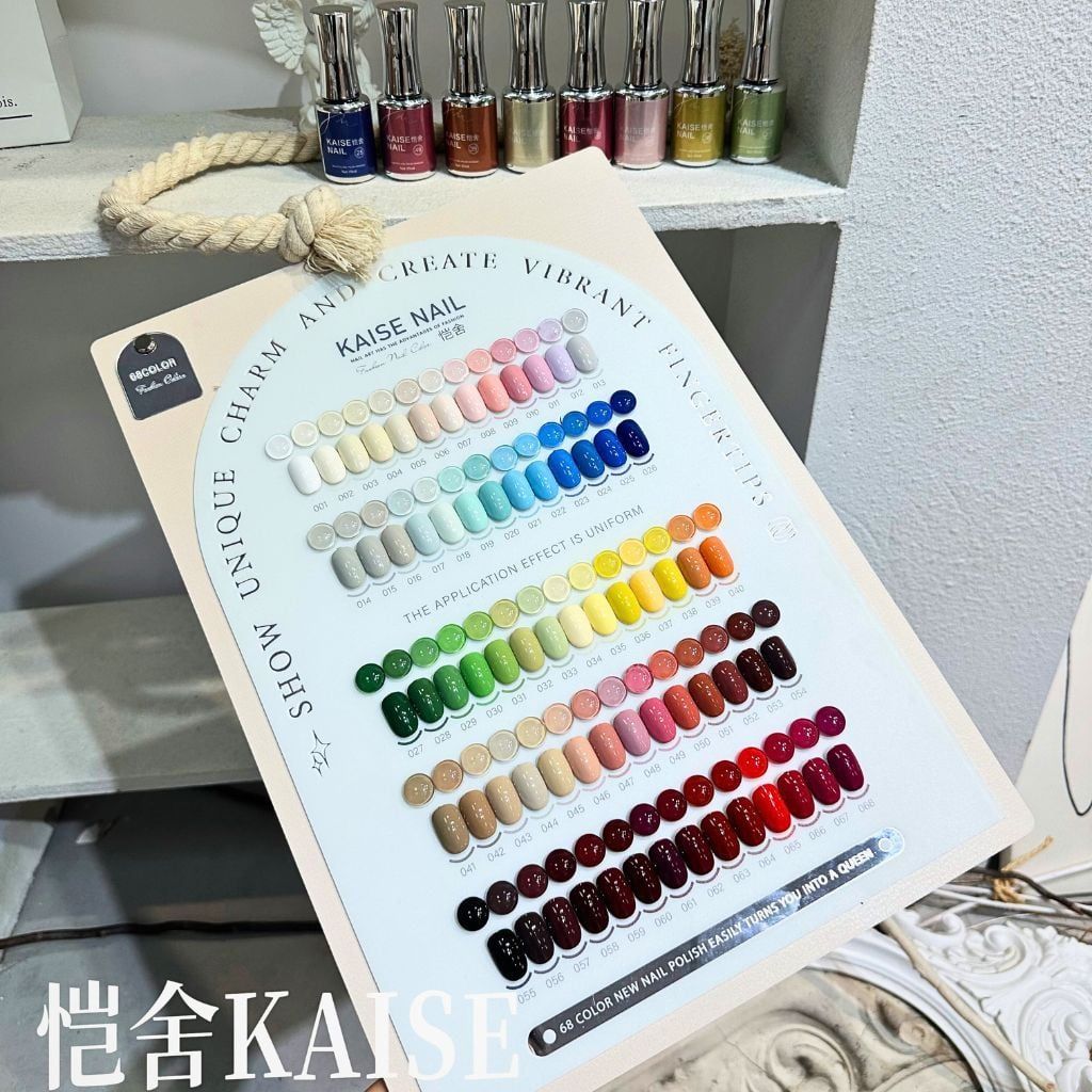  Set Gel Màu Kaise (68 chai) 
