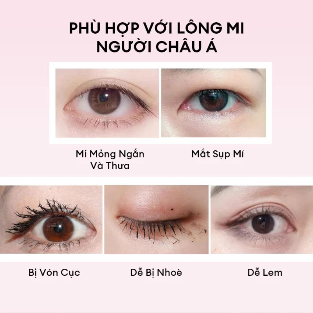  Mascara COLORKEY Hỗ Trợ Giúp Mi Dài Và Tơi, Tạo Cảm Giác Tự Nhiên, Nhanh Khô, Không Lem Trôi 