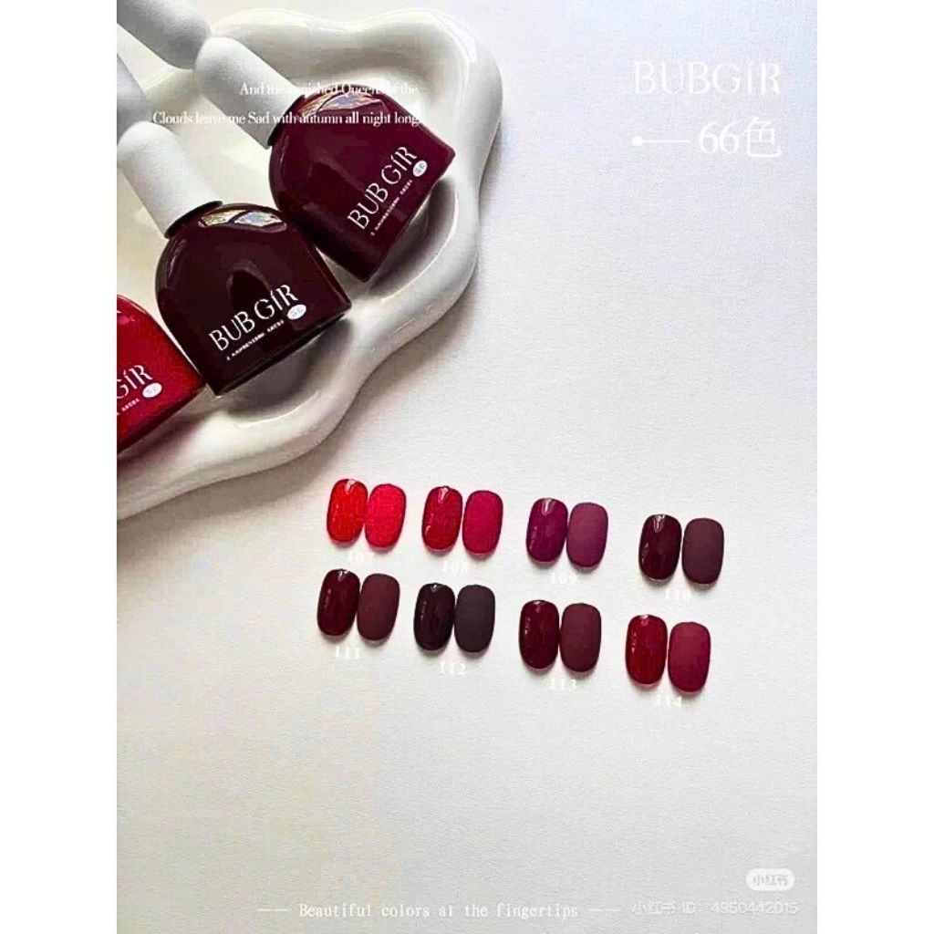  Set Gel Màu Bubgir 66 chai 
