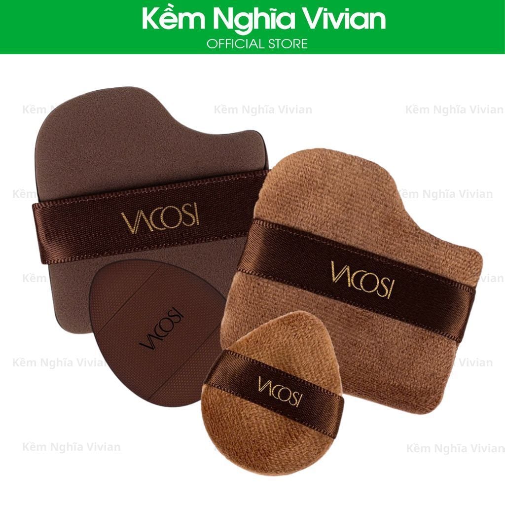  Set Bông Trang Điểm Vacosi BP56 