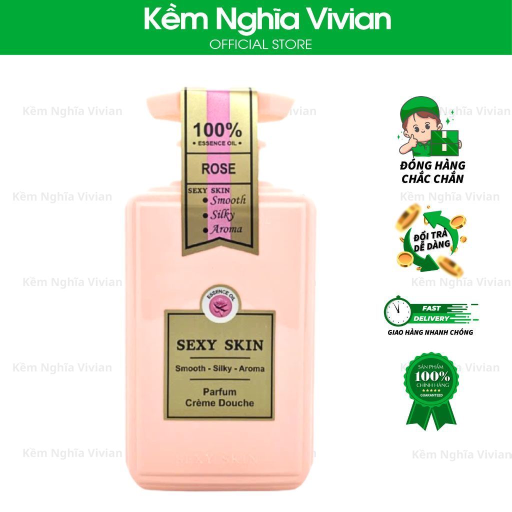  Sữa Tắm Nước Hoa Sexy Skin 600ml 