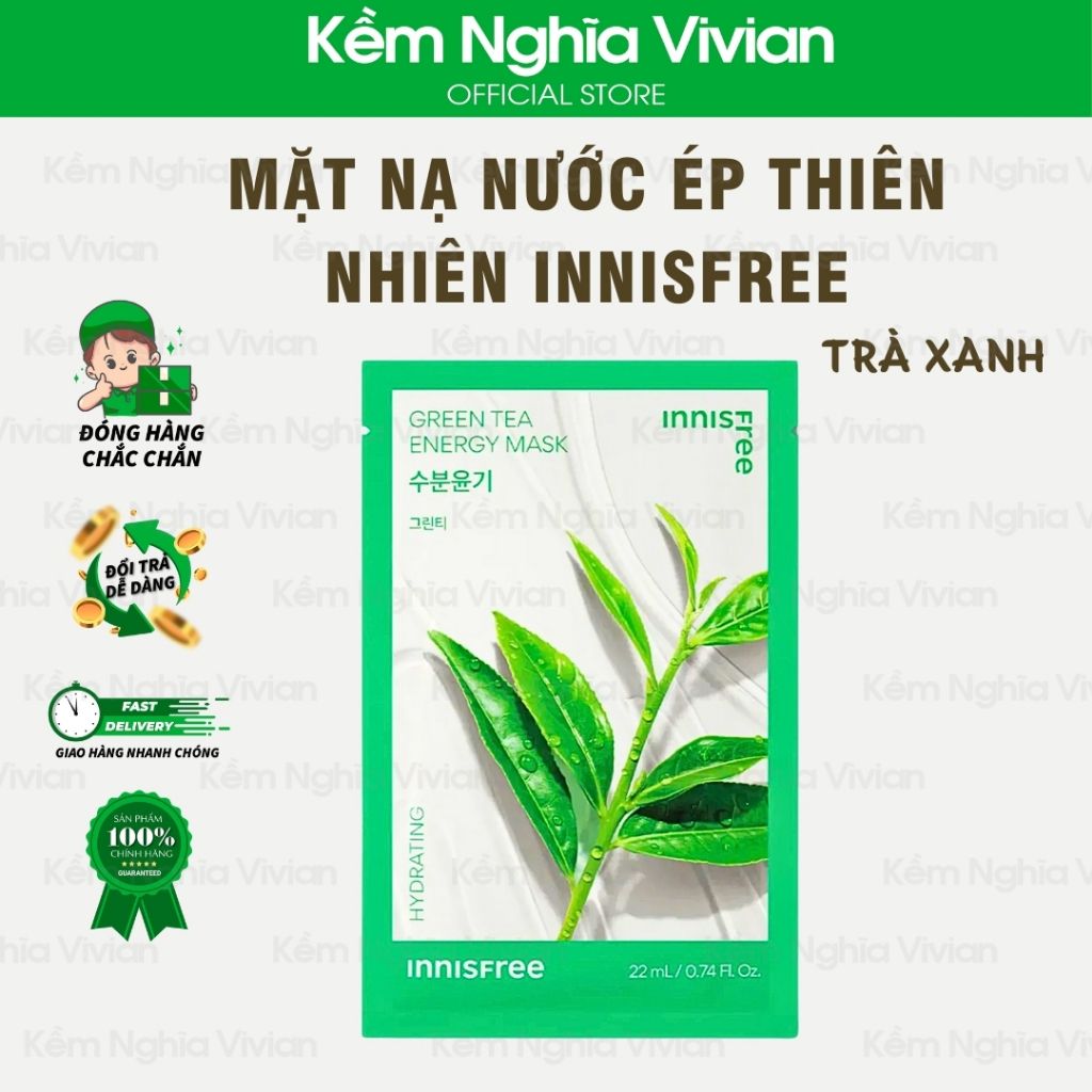  Mặt nạ nước ép thiên nhiên Innisfree (MP9278-MP9286) 