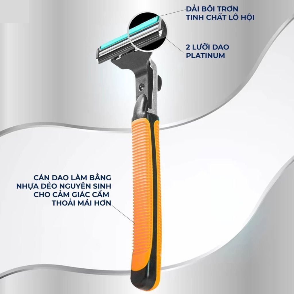  Dụng cụ cạo râu 2 lưỡi thay đầu Avatar (1 cây/vĩ) 