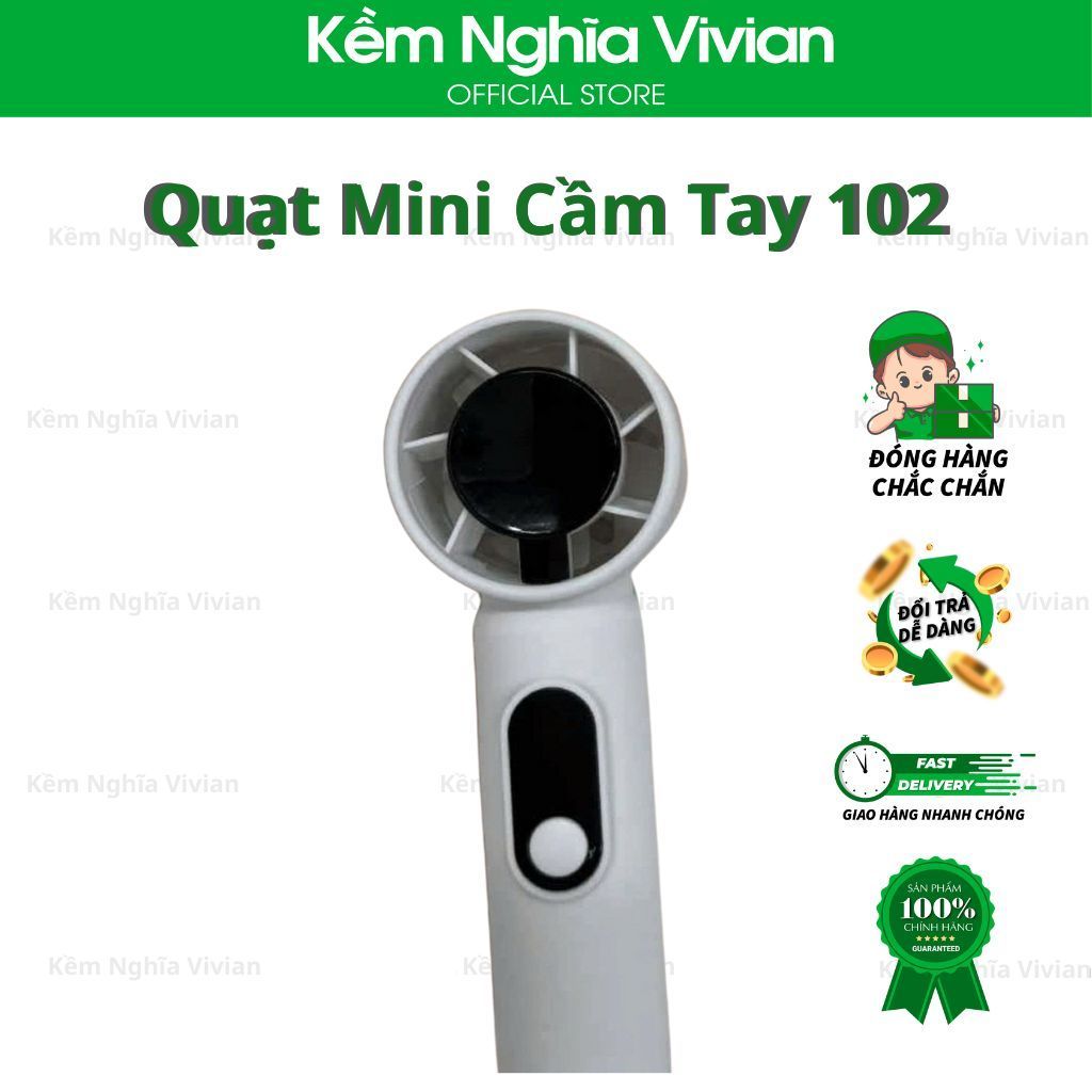  Quạt Mini Cầm Tay 102(inbox chọn màu) 