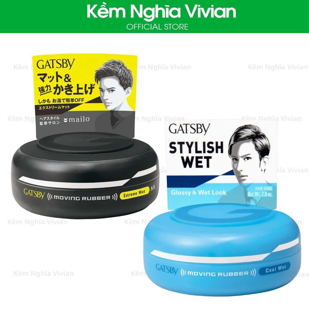  Sáp Wax Gatsby 80g - Extreme Mat, Cool Wet 