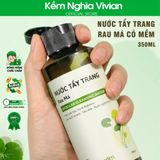  Nước tẩy trang Rau má Cỏ Mềm 350ml 