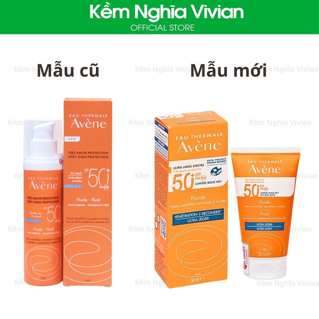  Kem Chống Nắng Avène Ultra Fluid 50ml 