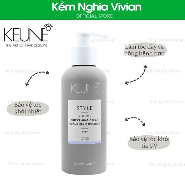  Kem tạo phồng và chống nhiệt Keune Style Thickening Cream 