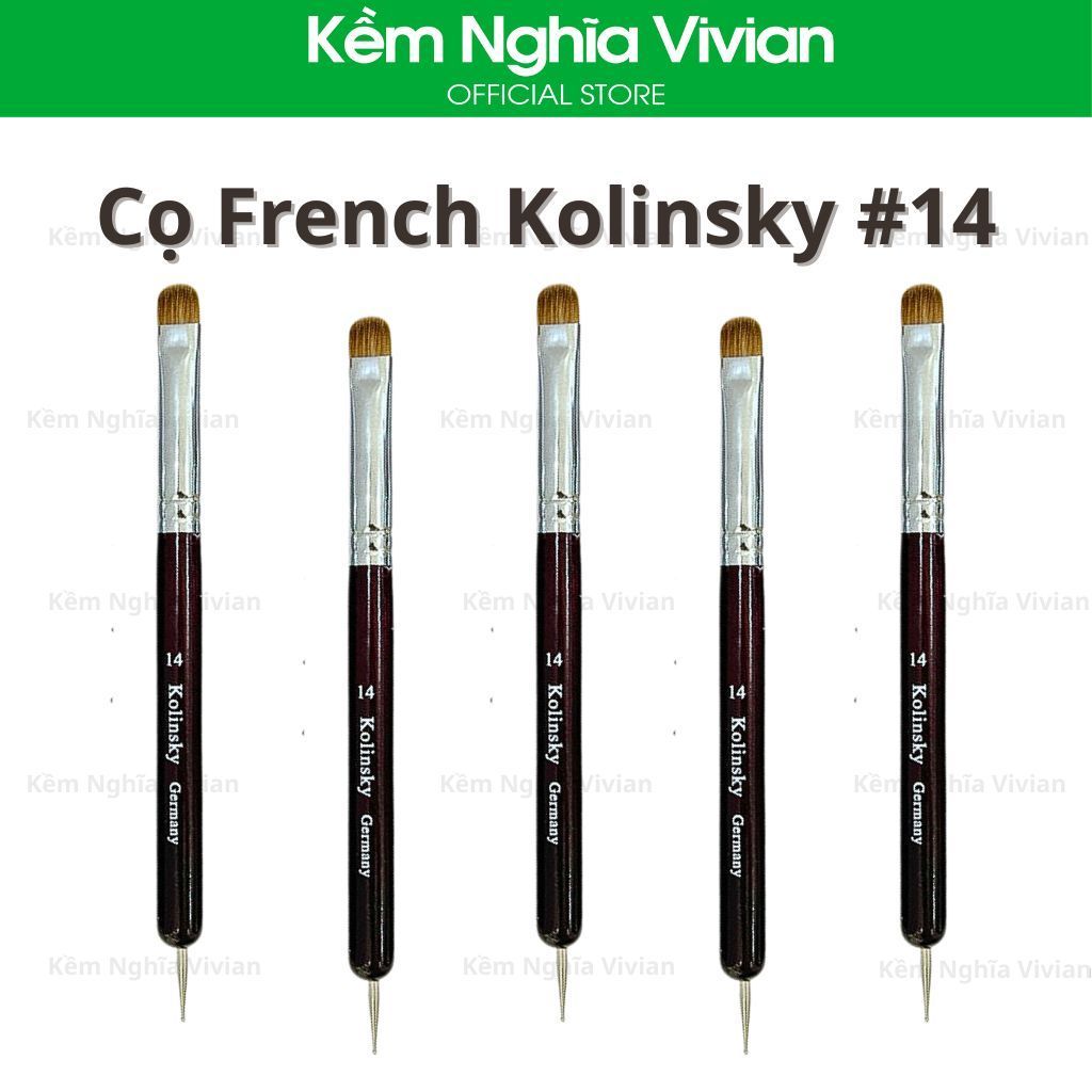  Cọ French Kolinsky - 10, 12, 14 