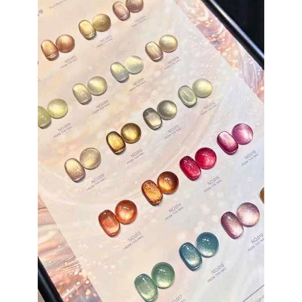  Set Gel Mắt Mèo Ánh Vàng YuuJ'a 20 chai 