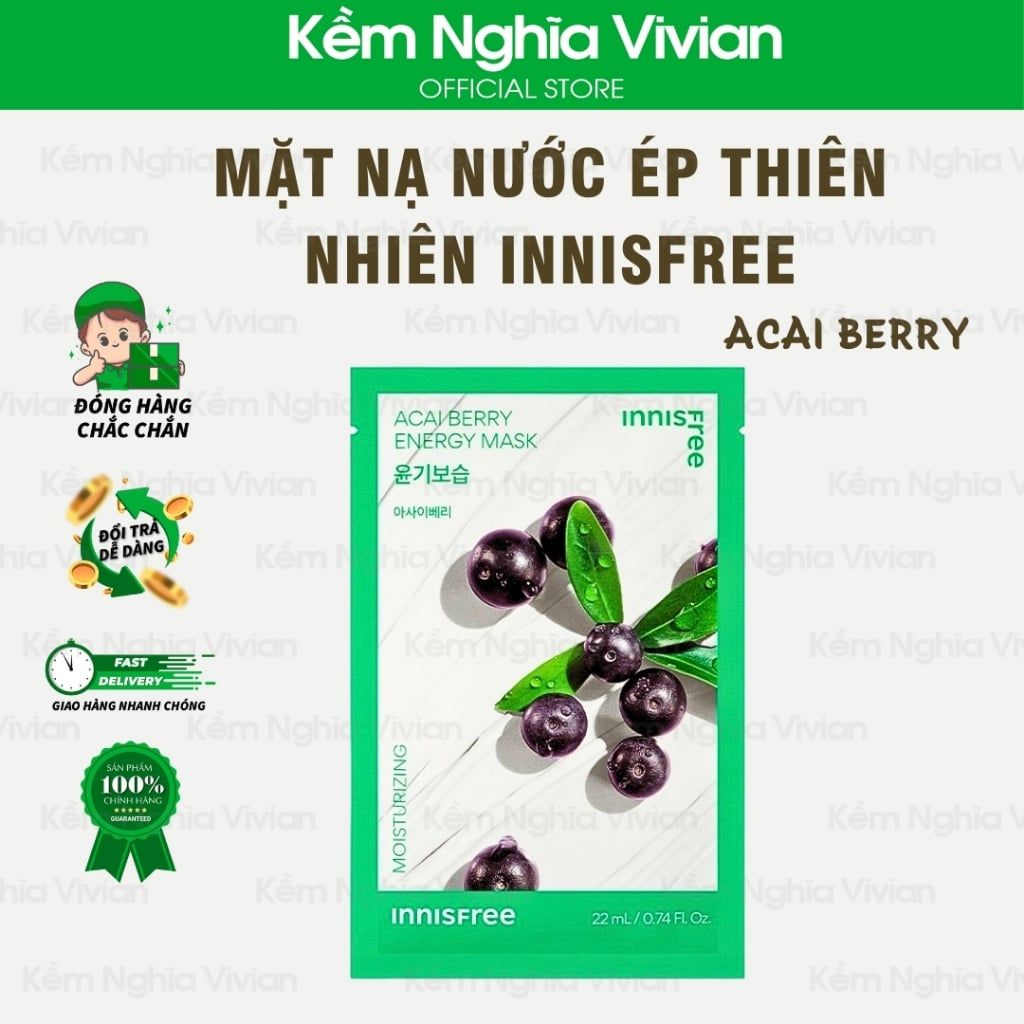 Mặt nạ nước ép thiên nhiên Innisfree (MP9278-MP9286) 