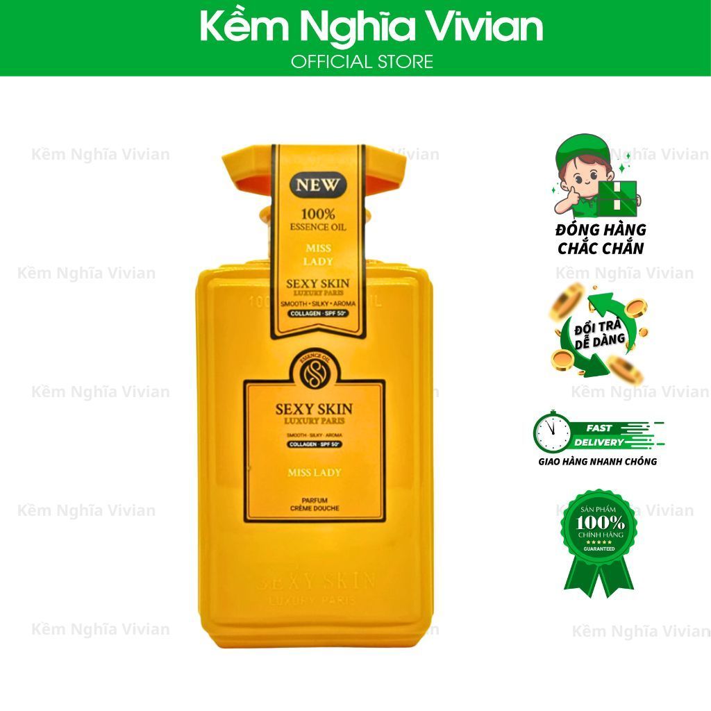  Sữa Tắm Nước Hoa Sexy Skin 600ml 
