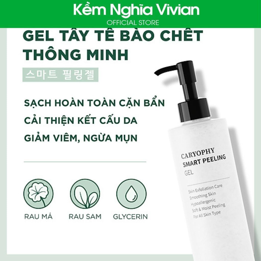  Gel tẩy tế bào chết ngừa mụn Caryophy Smart Peeling 250ml 
