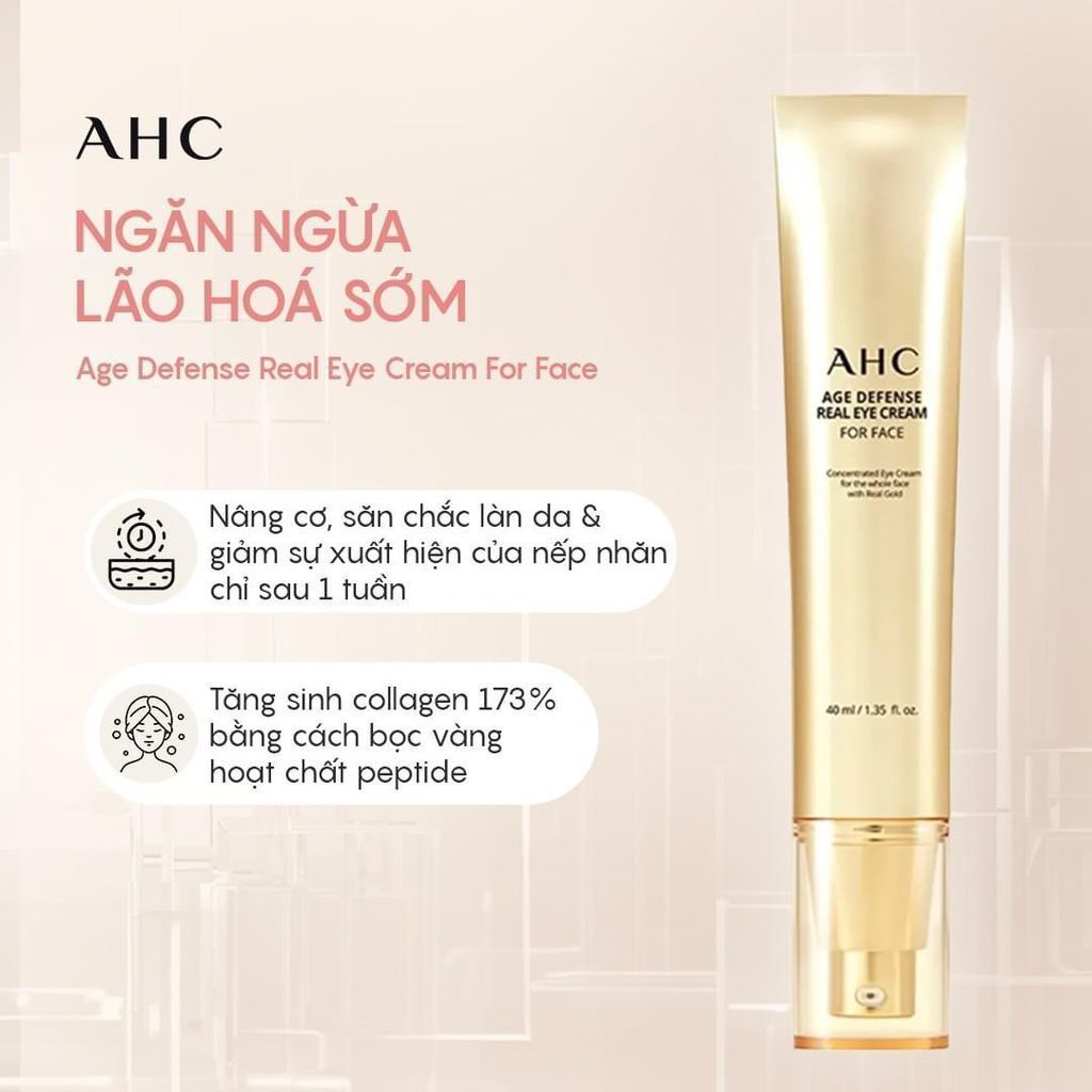  Kem Dưỡng Mắt AHC Ngăn Ngừa Lão Hóa Cho Toàn Mặt 40ml 