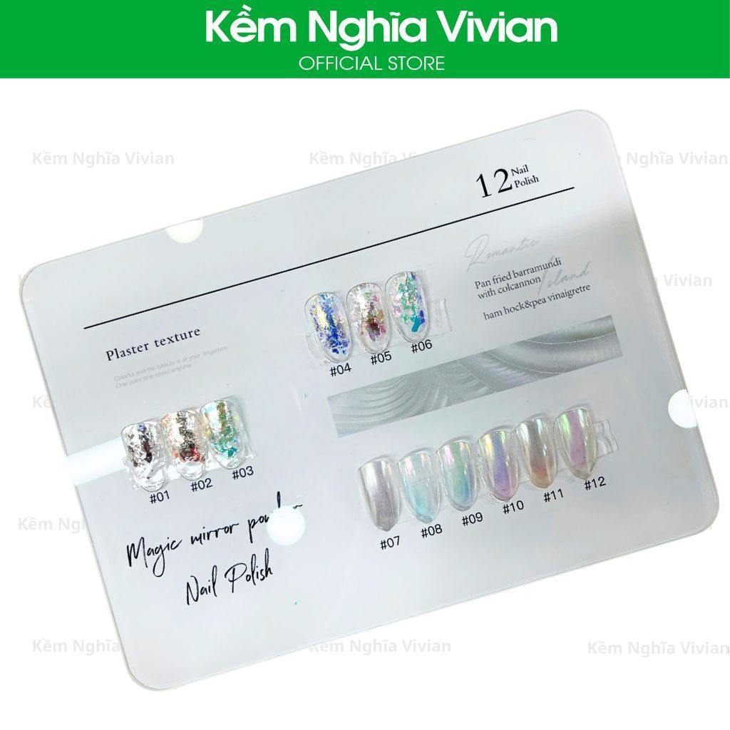  Set Tráng Gương (12 chai) 