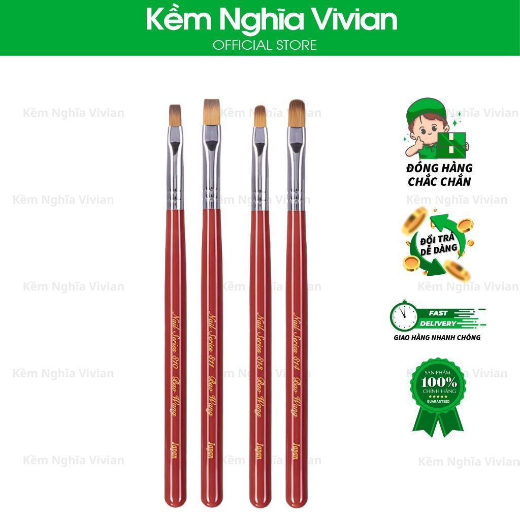  Cọ Đắp Gel BW-810, 811, 813, 814 