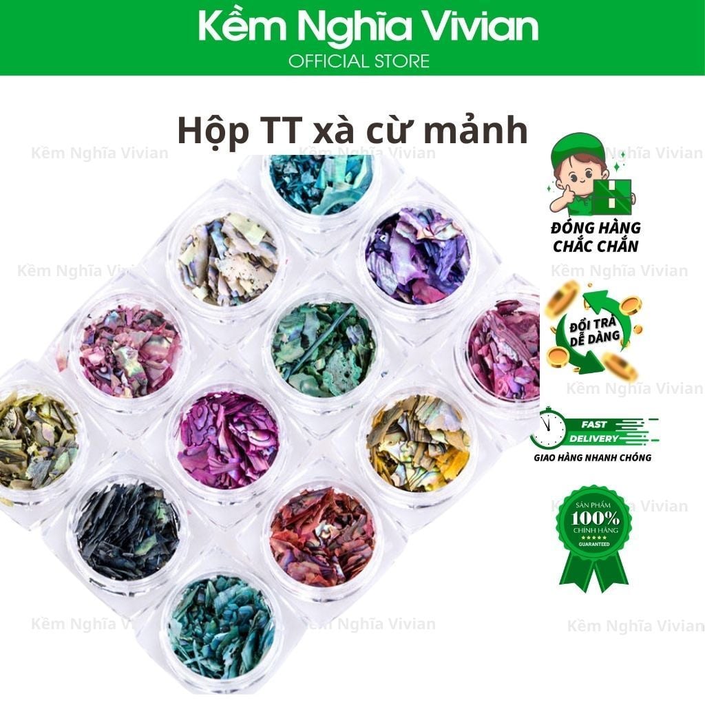  Hộp Trang Trí Xà Cừ Mảnh 