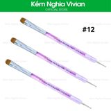  Cọ french nail 2 đầu 999 (8, 10, 12, 14) 