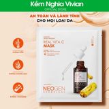  Mặt Nạ Serum x3 Dưỡng Trắng Mờ Thâm Neogen Real Vita C 22% 
