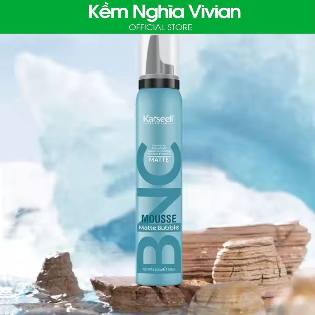  Mousse giữ cứng nếp tóc Karseell BNC 200ml 