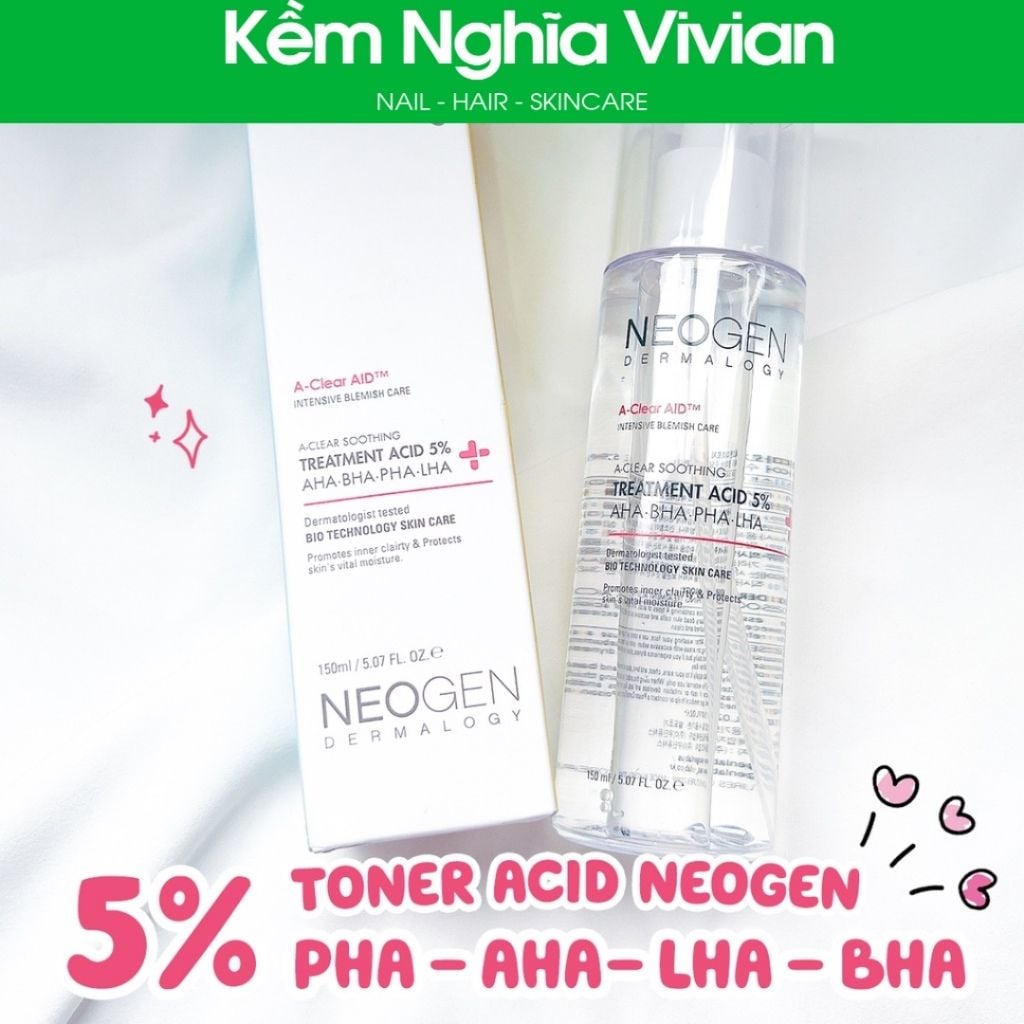  Toner hỗ trợ giảm mụn Neogen Dermalogy Treatment Acid 5% 150ml 