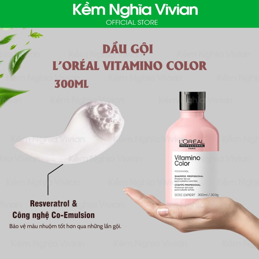  DẦU GỘI DƯỠNG TÓC NHUỘM LOREAL VITAMINO COLOR 1500ML (MP2363) 