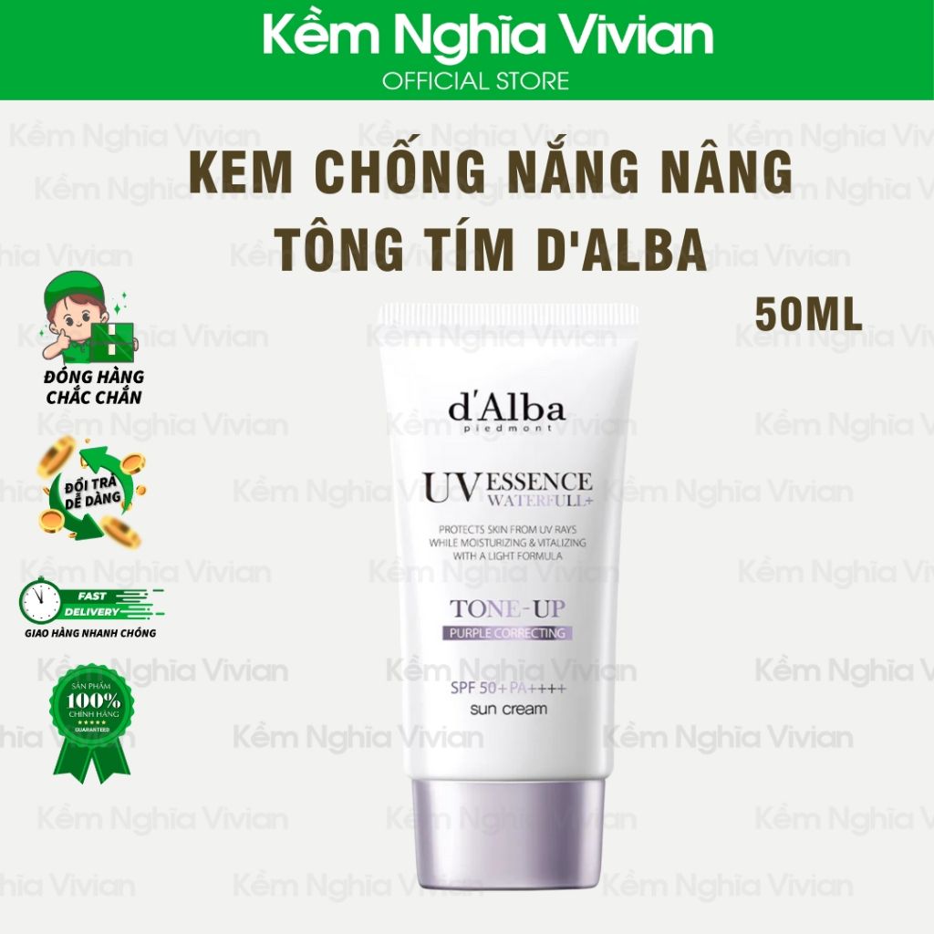  Kem chống nắng nâng tông tím d'Alba 50ml (MP9647) 