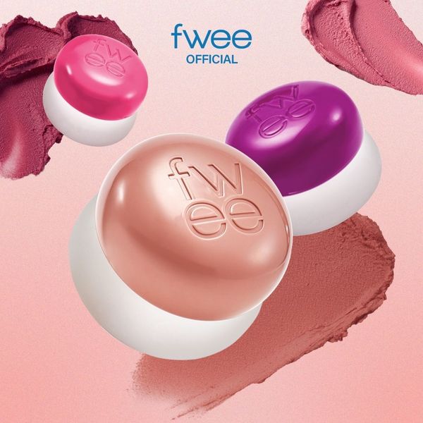  Son kem bùn và má hồng Fwee Blurry Pudding Pot 