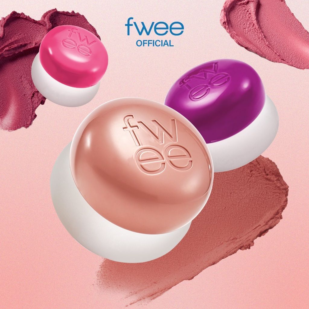  Son kem bùn và má hồng Fwee Blurry Pudding Pot 