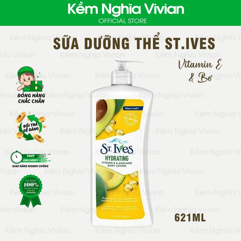  Sữa dưỡng thể St.Ives 621ml (MP9519 - MP9525) 