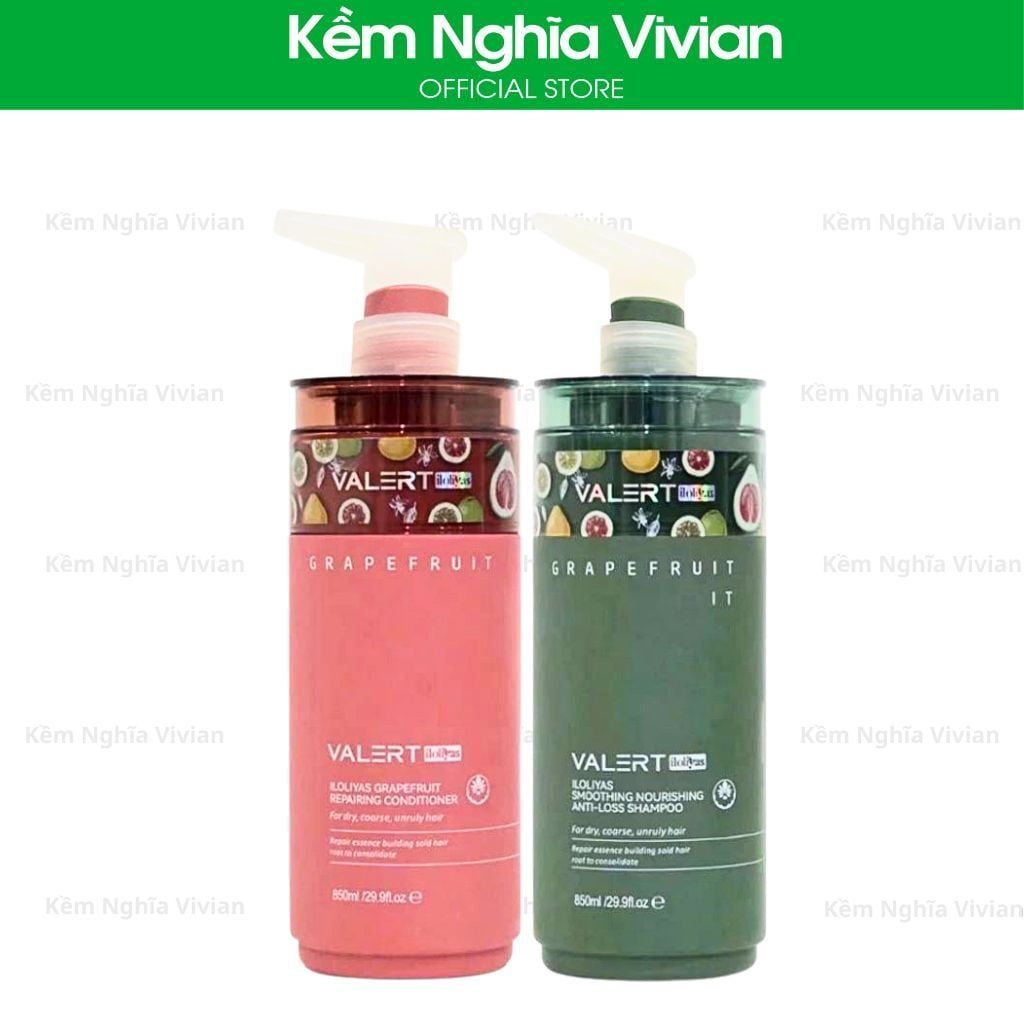  Bộ dầu gội, xả bưởi Valert Grapefruit 850ml 