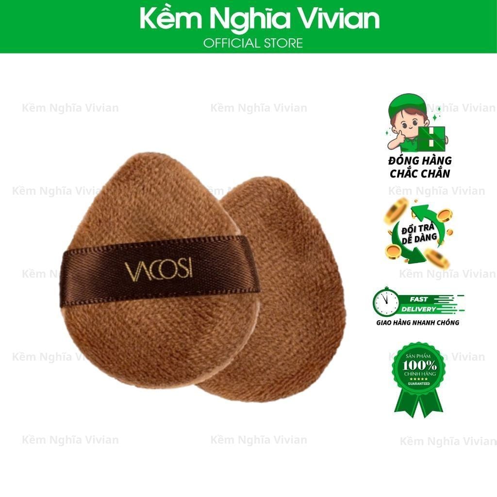  Set Bông Trang Điểm Vacosi BP56 