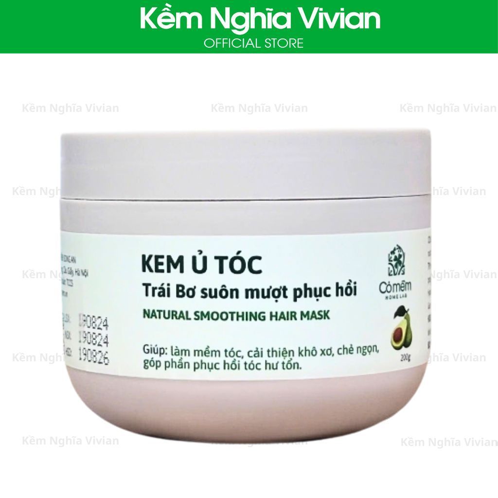  Kem Ủ Tóc Trái Bơ Suôn Mượt Phục Hồi Cỏ Mềm 100g-200g 