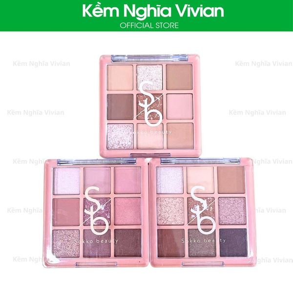  Màu Mắt 9 Ô Sokko Beauty 