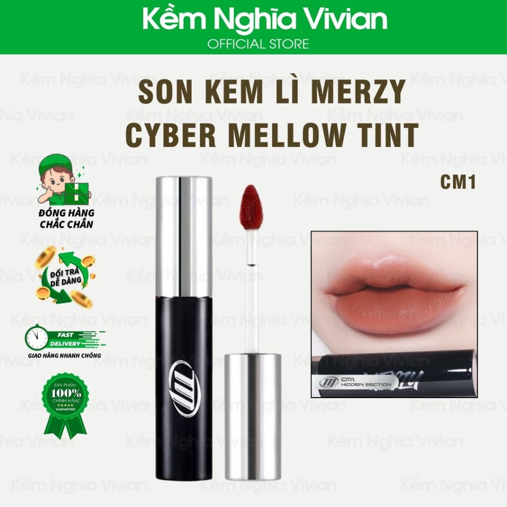  Son Kem Lì Merzy Cyber Mellow Tint (CM1 - CM6) 