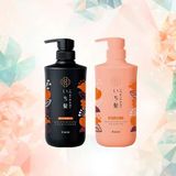  Gội xả dưỡng ẩm cho tóc khô xơ  Kracie Ichikami 480ml 