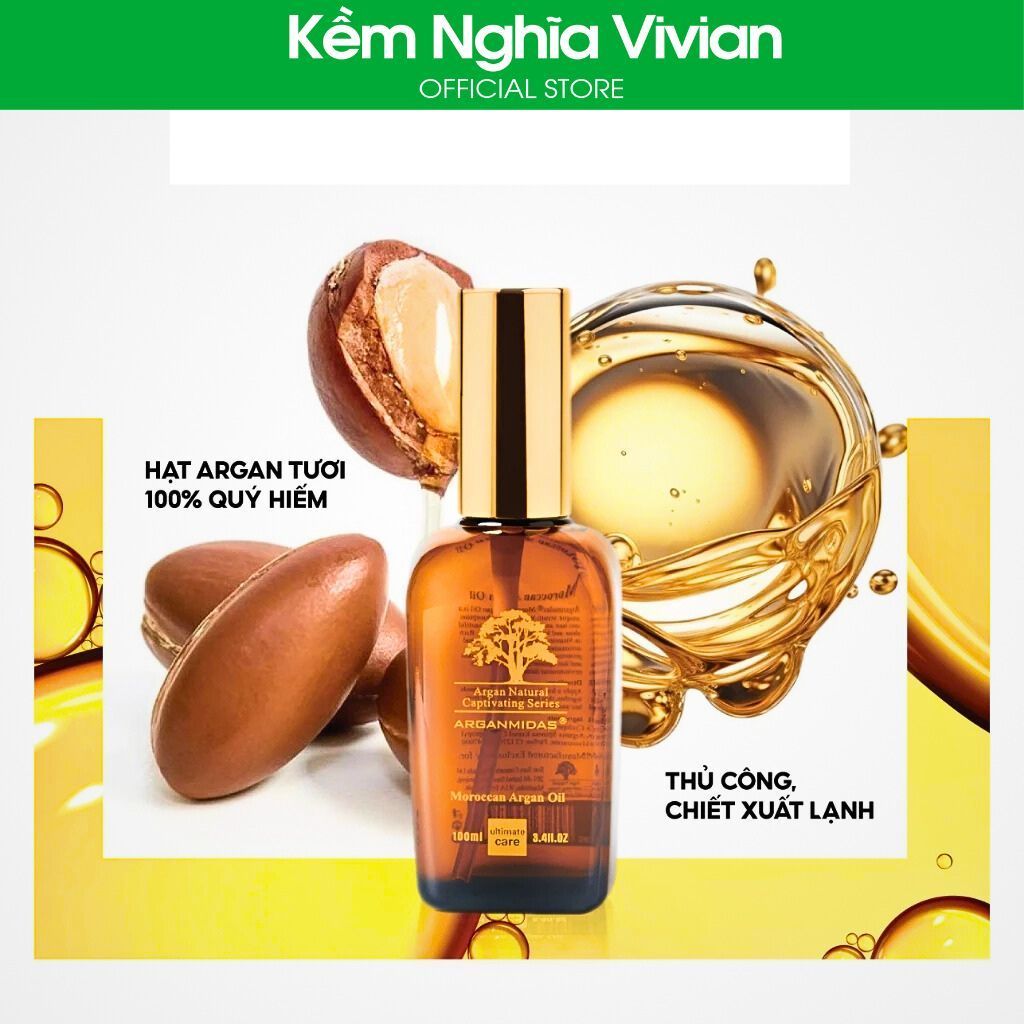  Tinh dầu dưỡng phục hồi tóc chuyên sâu Arganmidas Argan Oil 50ml - 100ml 