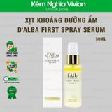  Xịt khoáng dưỡng ẩm căng bóng da d'Alba First Spray Serum 50ml 