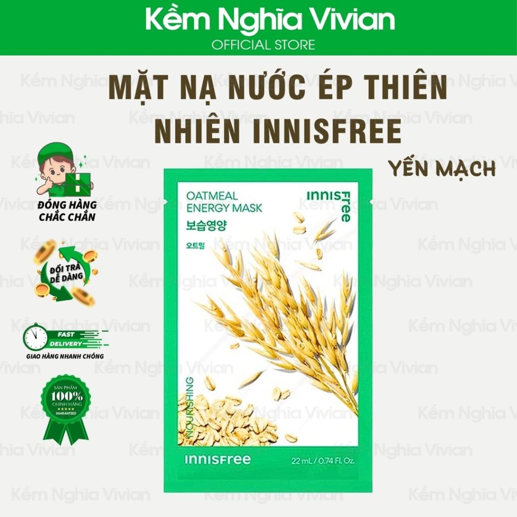  Mặt nạ nước ép thiên nhiên Innisfree (MP9278-MP9286) 