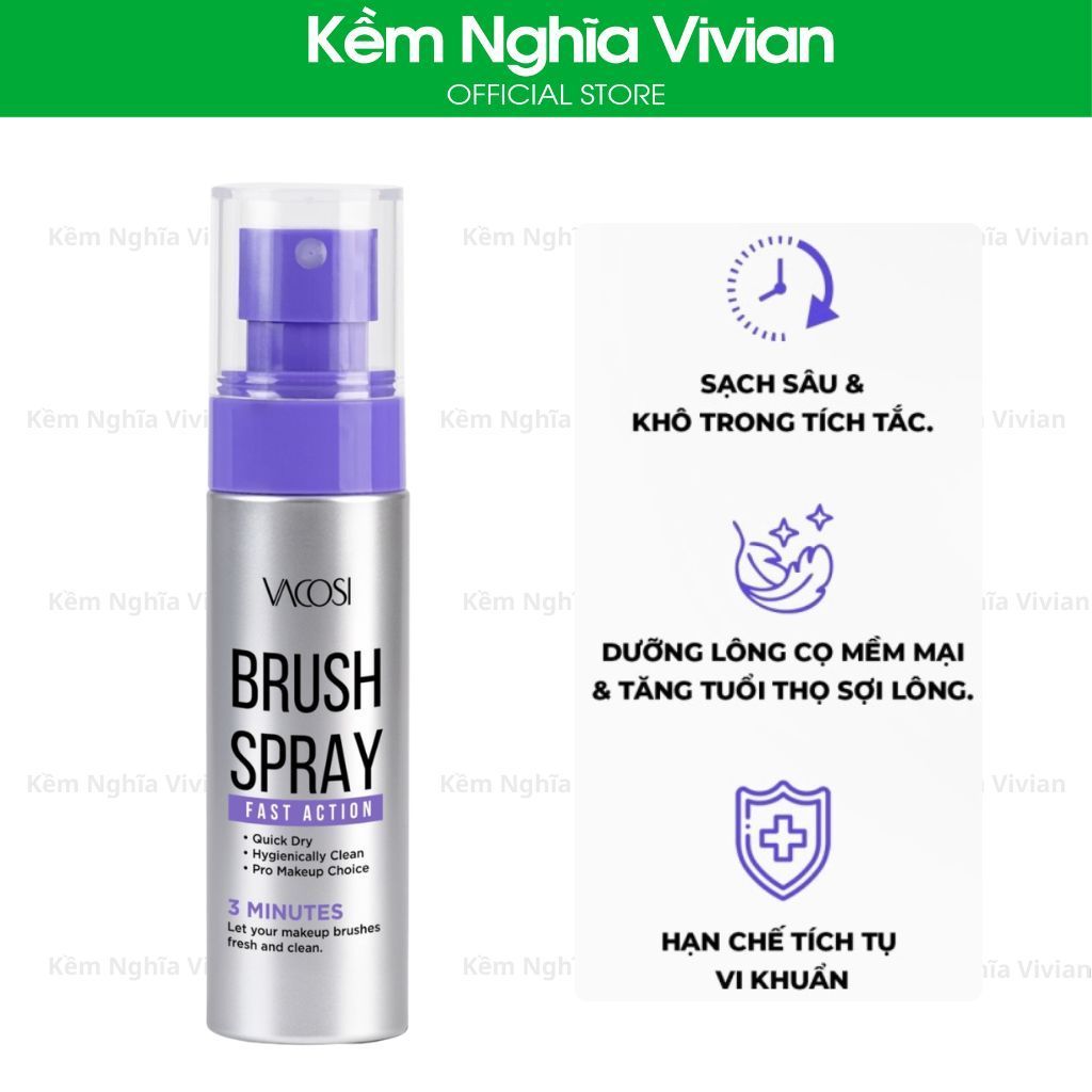  Xịt rửa cọ khô Vacosi RC05 