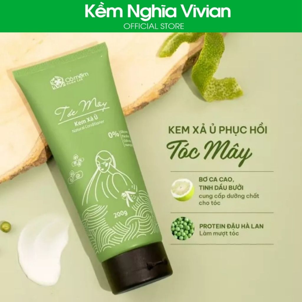  Kem xả ủ Tóc Mây Cỏ Mềm 200g 