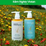  Gội xả phục hồi Voudioty Keratin X9 Biotin & Collagen 500ml (MP8979) 
