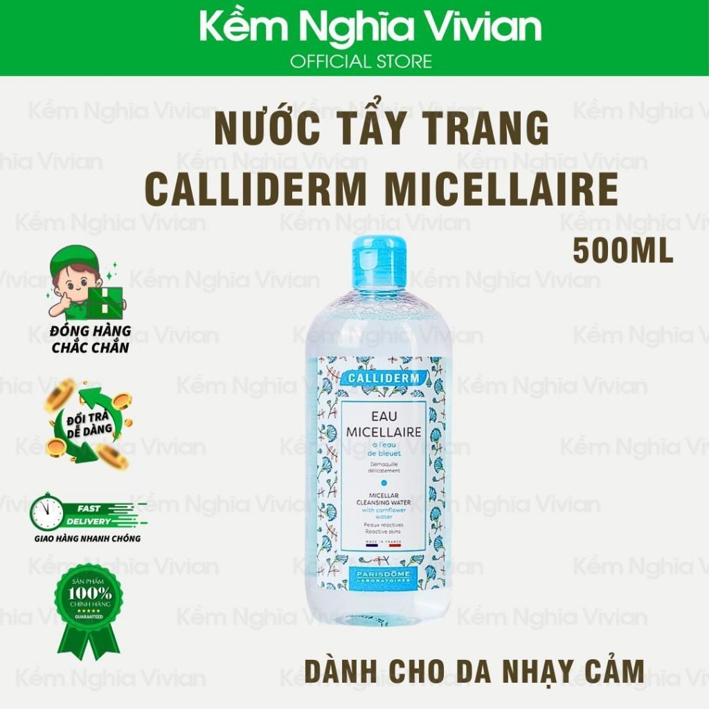  Nước tẩy trang Calliderm 500ml 