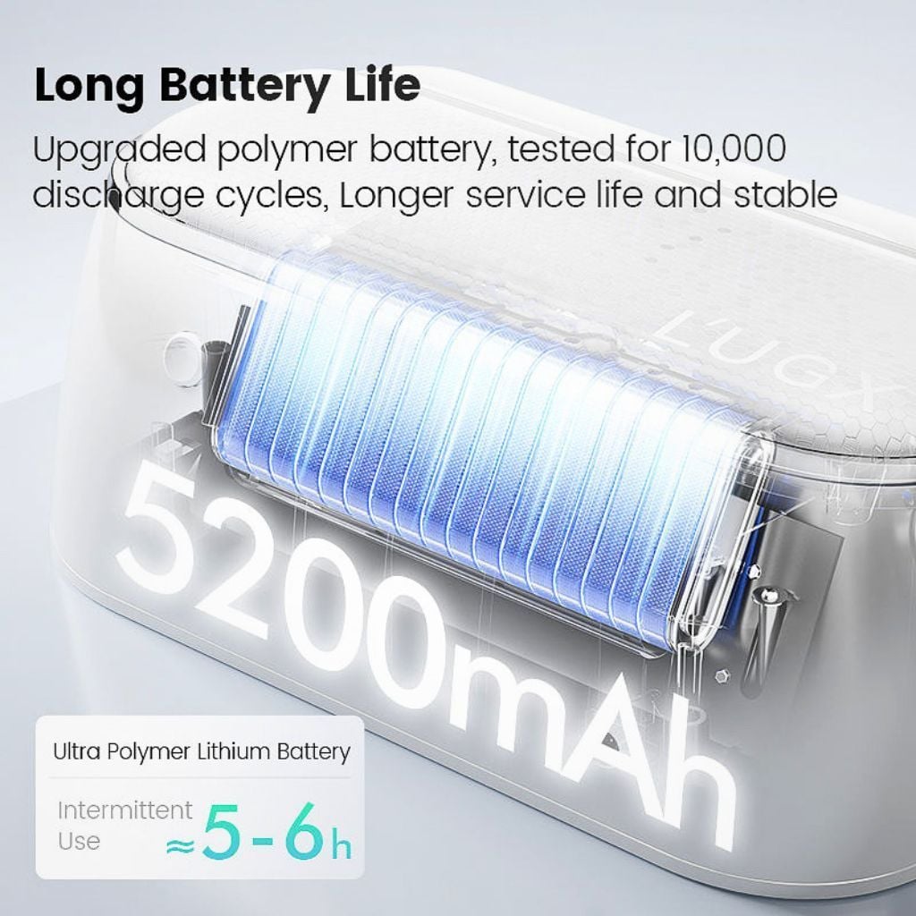  Đèn hơ gel tích điện Lugx LG-802S 