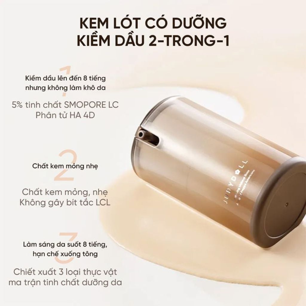  Kem Lót Judydoll Mattifying Makeup Base Kiềm Dầu 