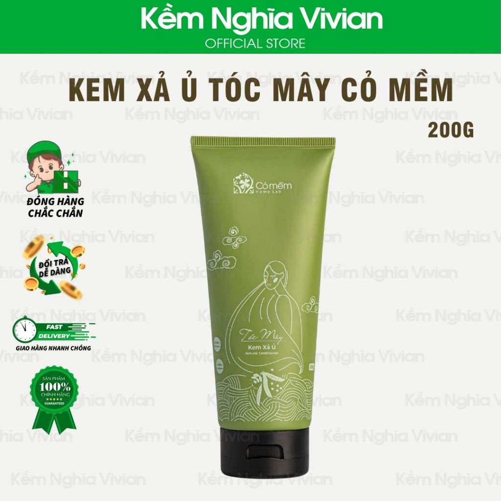  Kem xả ủ Tóc Mây Cỏ Mềm 200g 