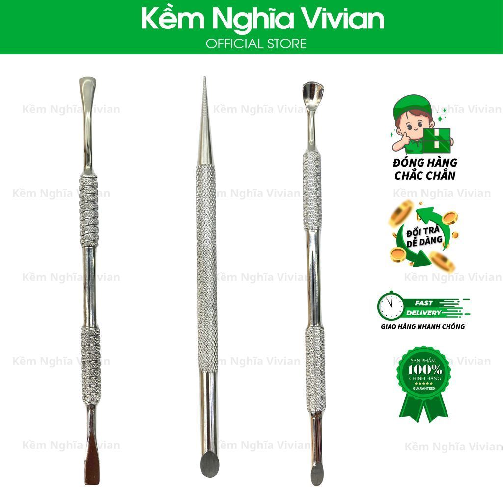  Dụng Cụ Đẩy Biểu Bì 2 Đầu 