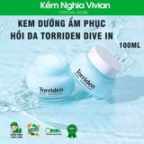  Kem dưỡng ẩm, dịu da căng mịn Torriden Dive In 100ml (MP9650) 