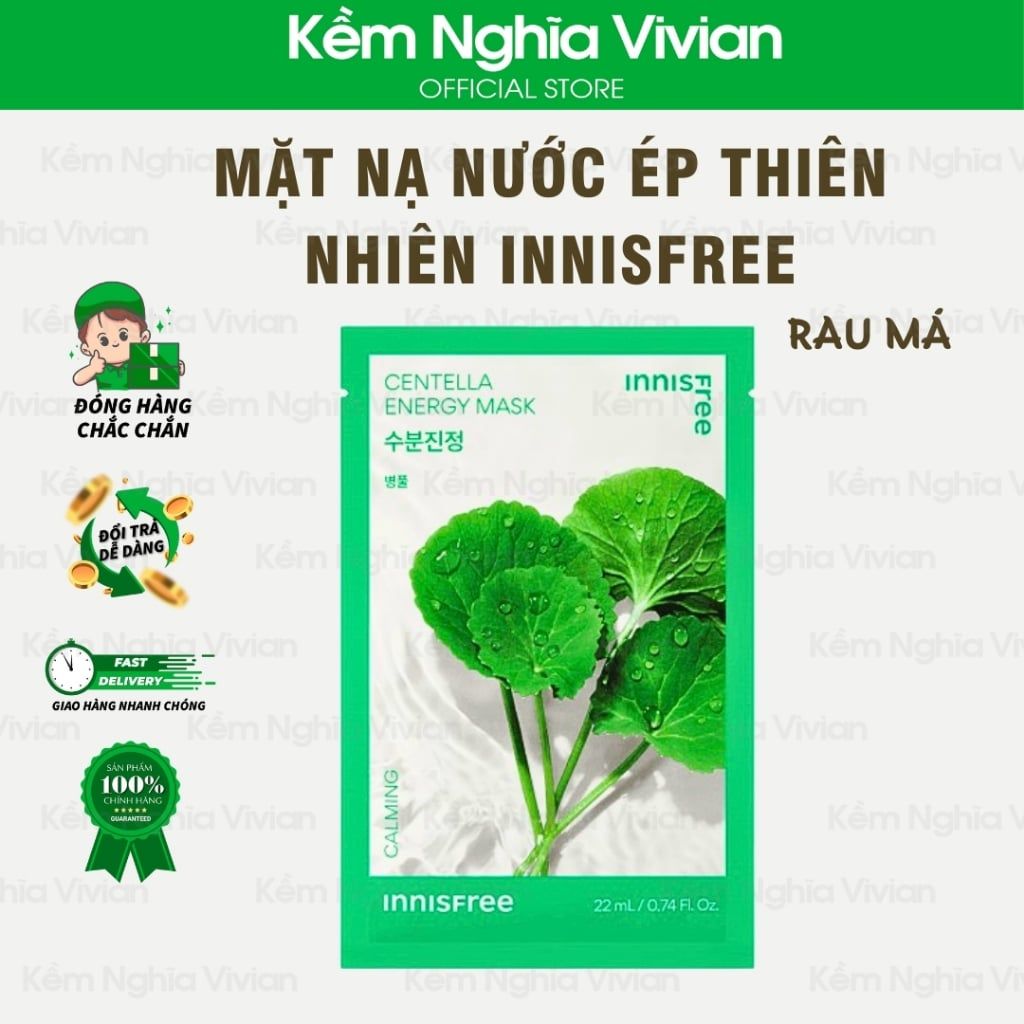  Mặt nạ nước ép thiên nhiên Innisfree (MP9278-MP9286) 